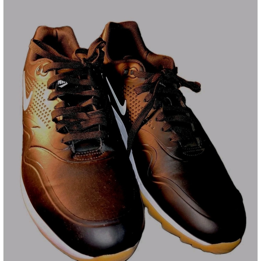 Nike Air Max 1 Golf Shoes Black Gum 10.5 2019 NEW Rare Authentic Trainer/Runner